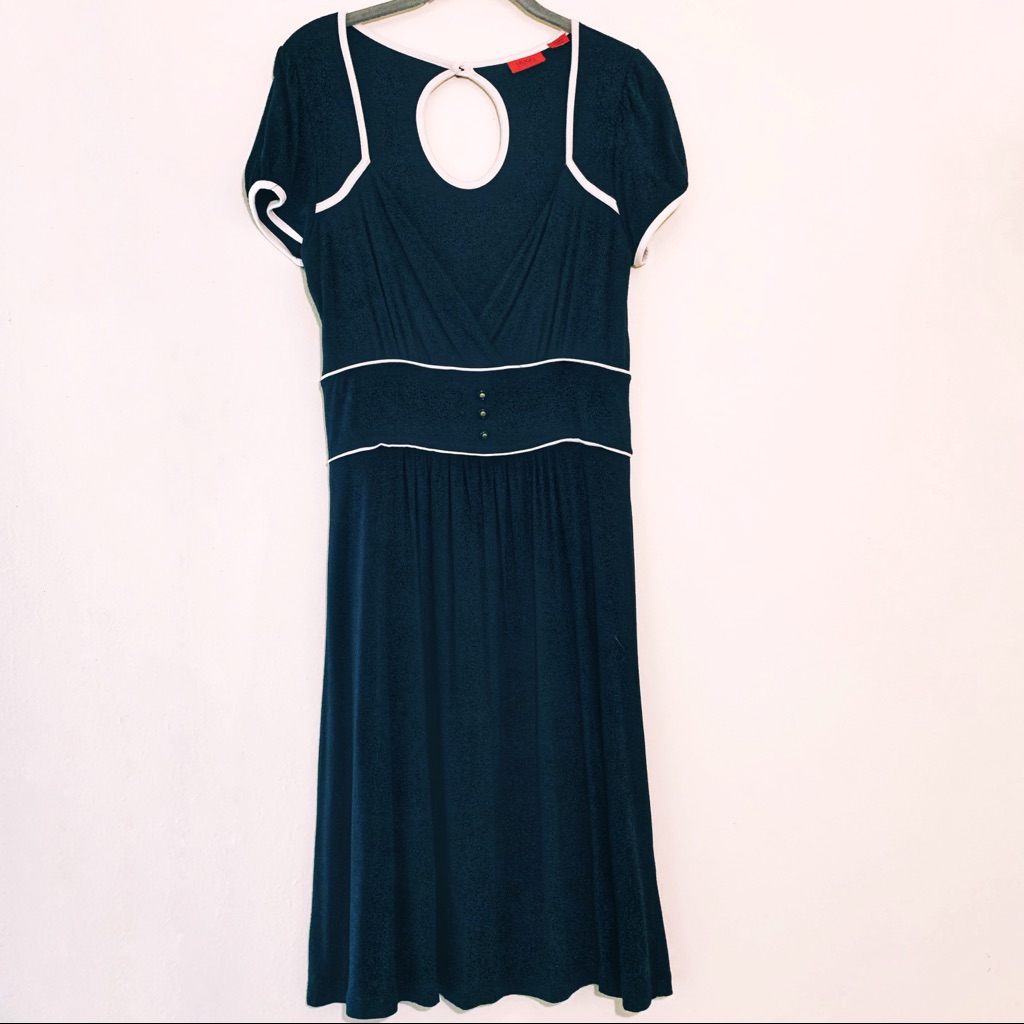 Hugo Boss Dress With White Trim